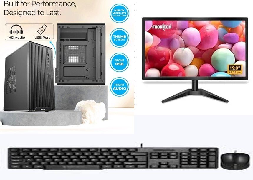 TCM FOXIN Core i3 (4th Gen) (8 GB / 512 GB / Windows 11) Assembled Desktop Computer-image-9