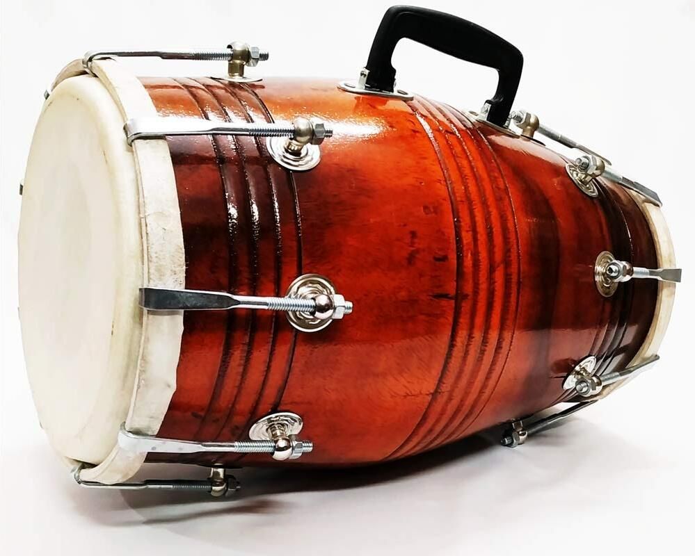 musiqaa jahan DGV67RE Nut & Bolts Dholak-picture-10