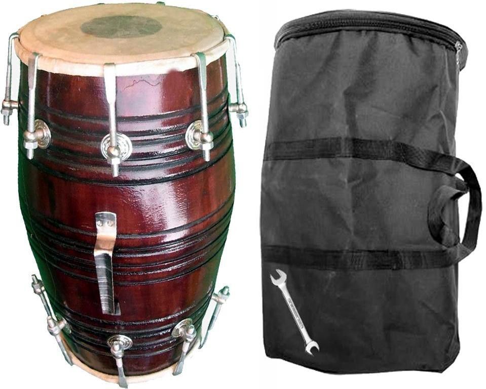 nsr traders Best Quality Dholak 001 Nut & Bolts Dholak-picture-15