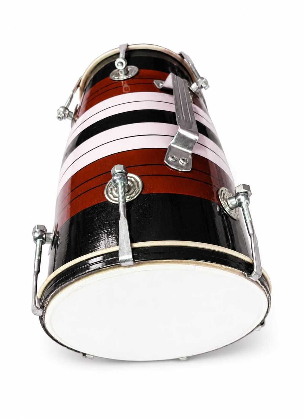 dakh Wooden Finish Dholak Drum for Bhajan Nut & Bolts Dholak-picture-18