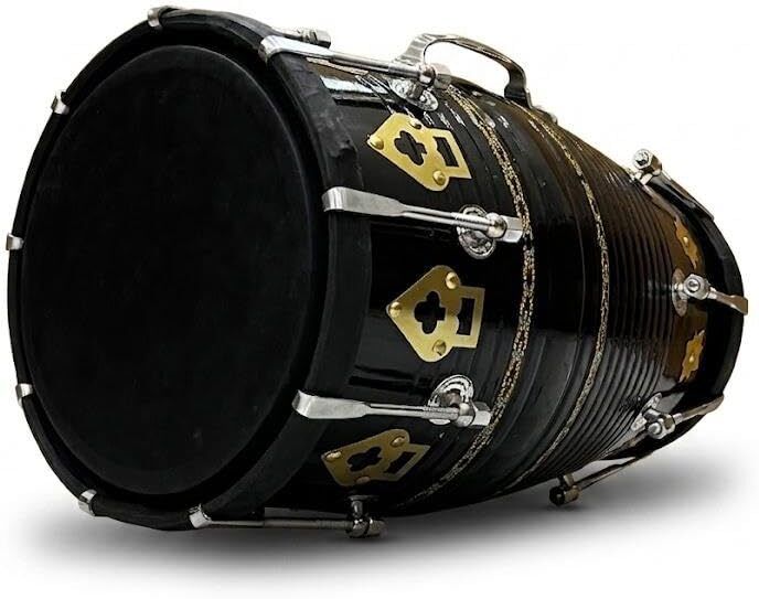 musiqaa jahan FJB82C Nut & Bolts Dholak-picture-24