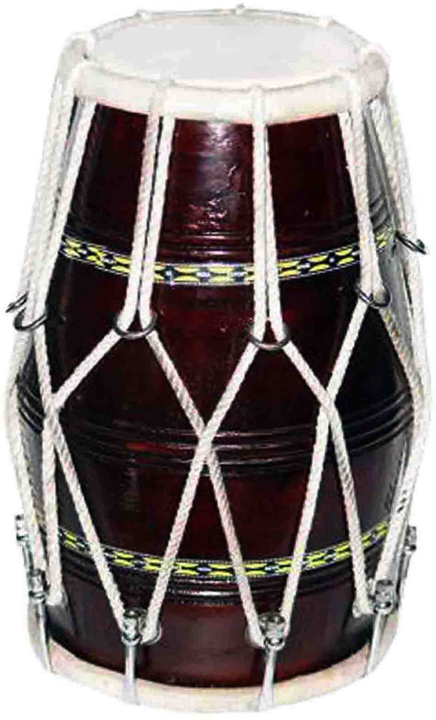 Brown Half Set Full Kit Dholak Rope & Rings Dholak-image-46
