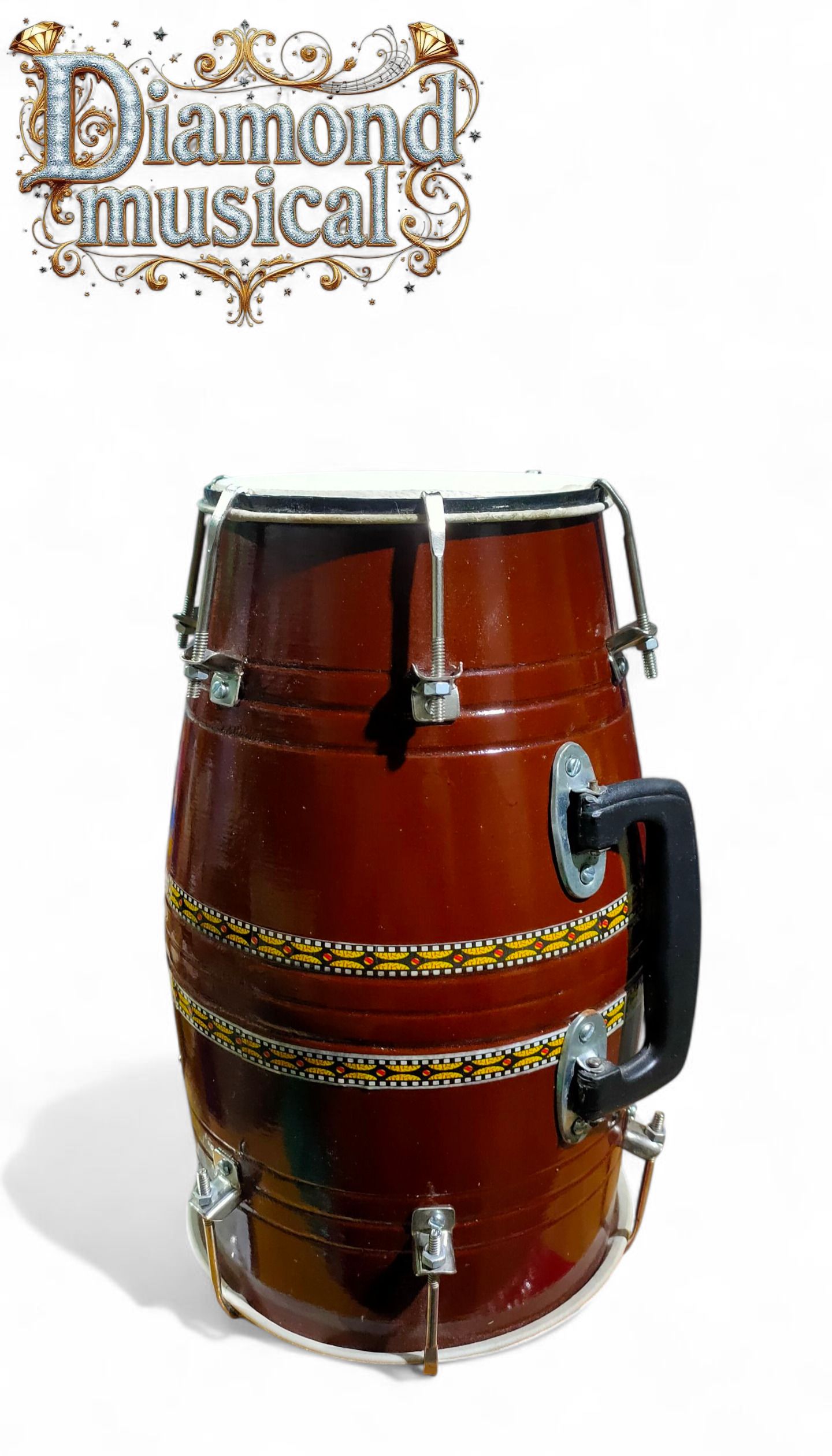 Dh43 Nut & Bolts Dholak-image-40