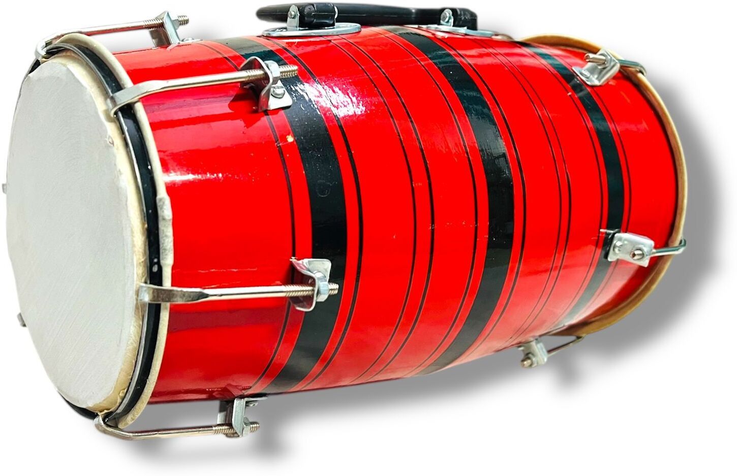 dholx Premium & Traditional Wooden Dholak | 12 inches | For Puja & Folk Music | Nut & Bolts Dholak-picture-11