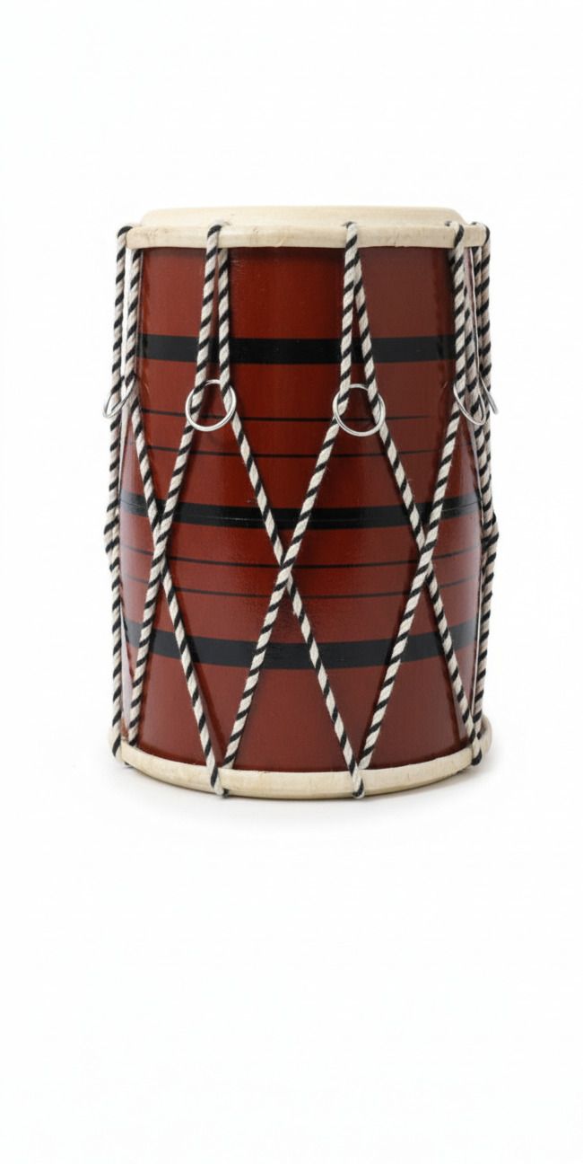 Dholak- for children- 8 inch rope & rings Rope & Rings Dholki-image-33