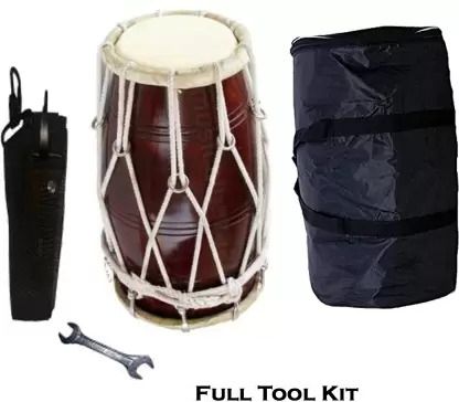 nsr traders NRFK024 Full Tool Kit Rope & Rings Dholak-picture-20