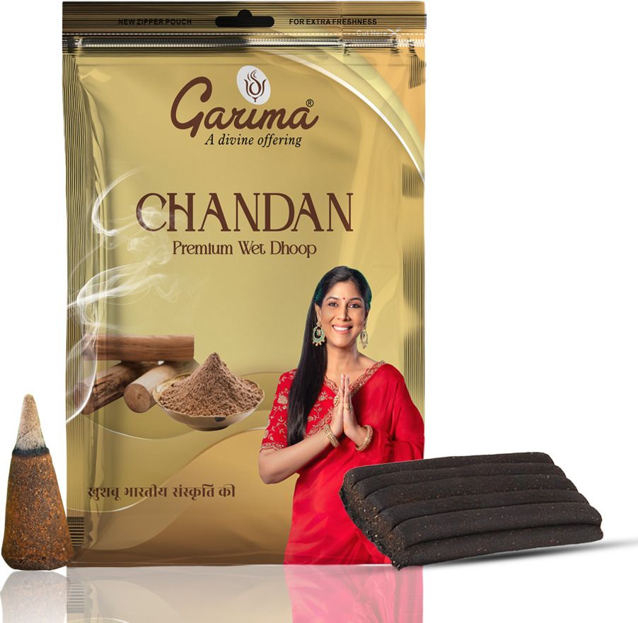 Chandan Premium Wet Dhoop Sticks – Pack of 5 | Long-Lasting Fragrance | Natural Chandan-image-40