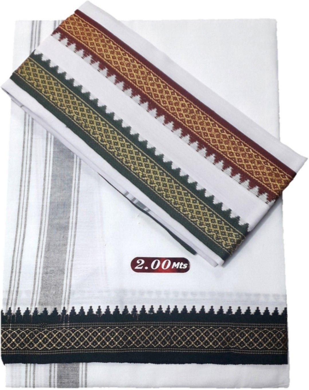 ADITYA TEX 2 meters Dhoti 1203 Solid Men Dhoti-picture-13
