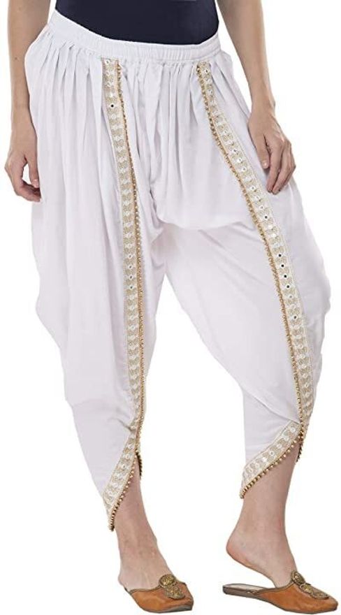 Vriaane Vriaane EMBROIDERED Women Patiala Ethnic Dhoti Self Design Women Dhoti-picture-40