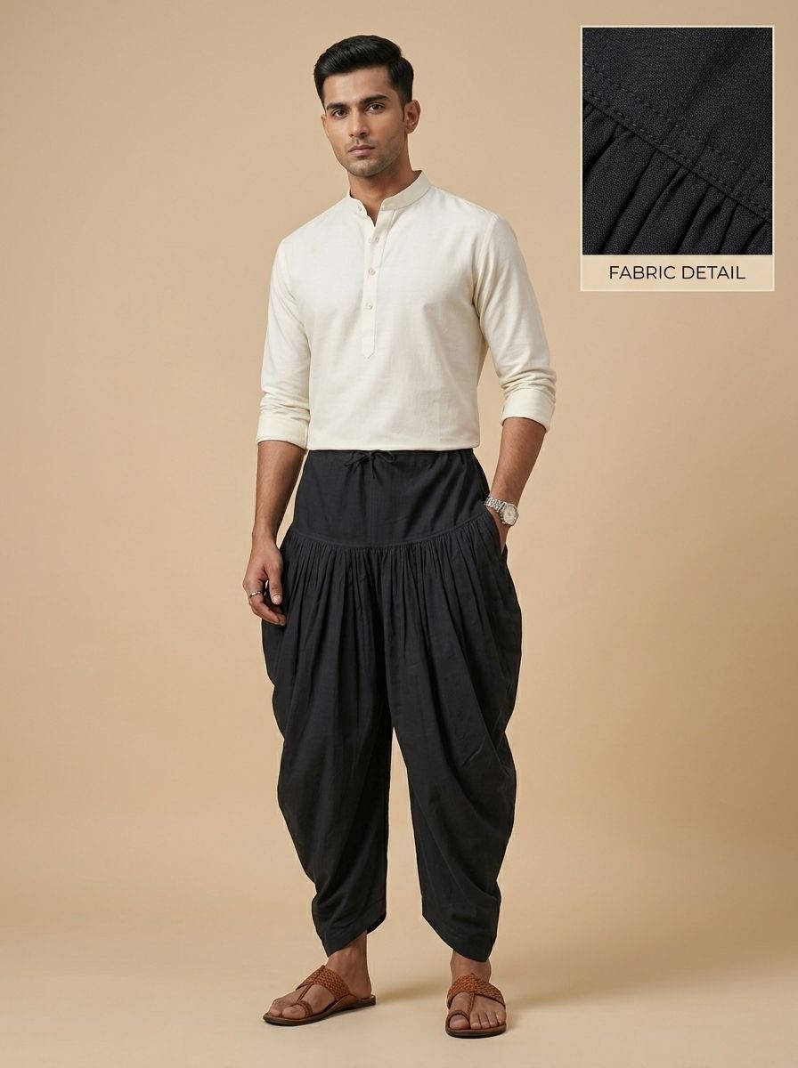 StyleVault Solid Men Dhoti-picture-35