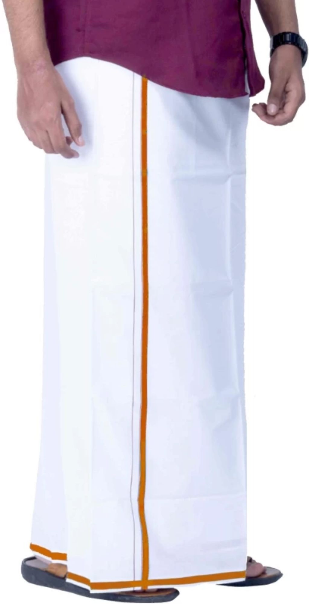 JUPALAW TRENDY & TRADITIONAL COTTON dhoti/LUNGI Solid, Striped Men Dhoti-picture-24