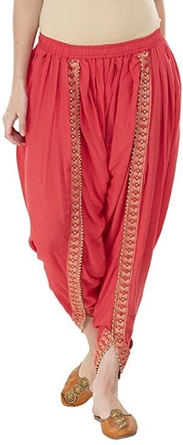Vriaane Vriaane EMBROIDERED Women Patiala Ethnic Dhoti Self Design Women Dhoti-picture-46