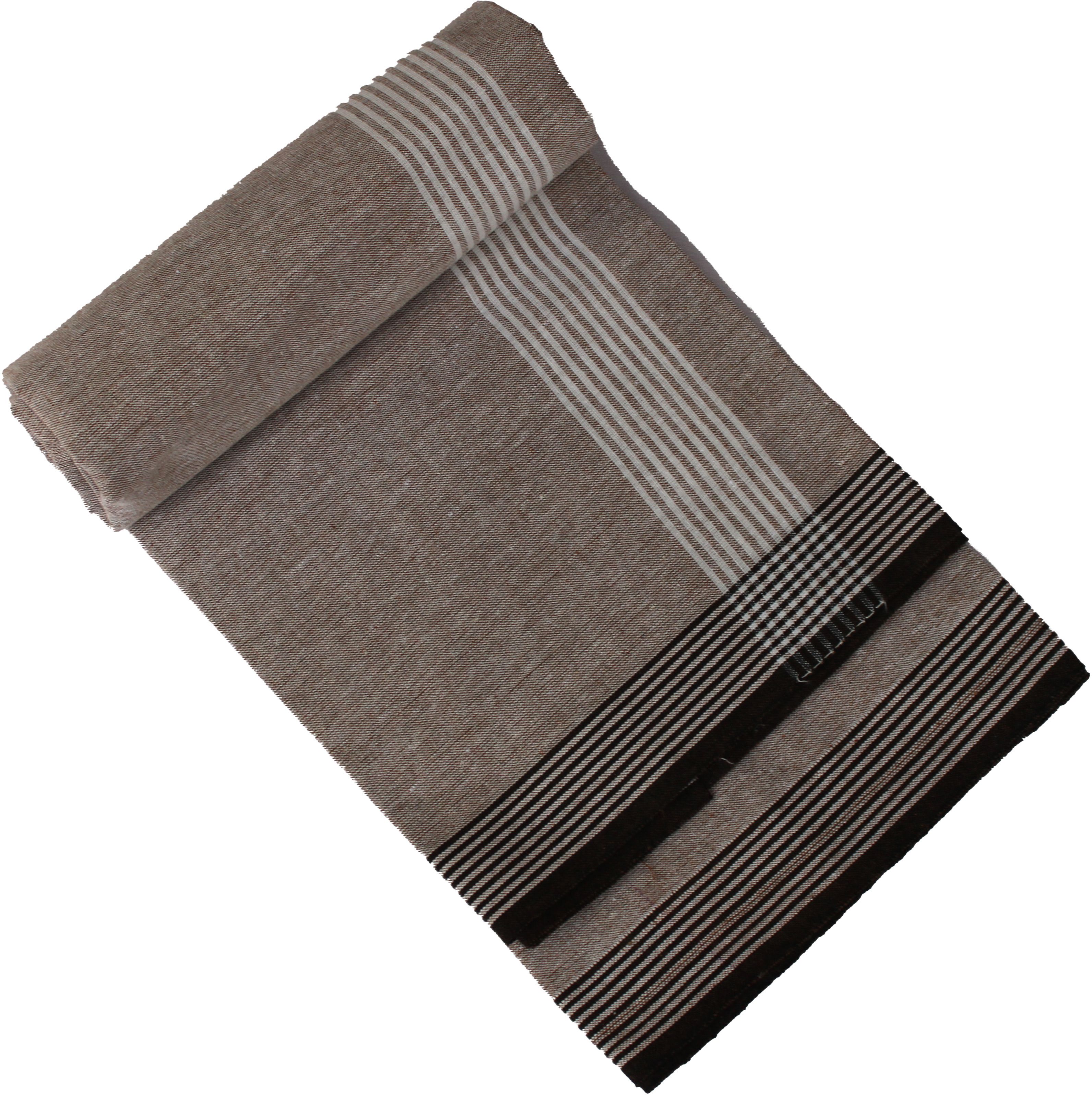 Sharan Elegance Kerala Style Cotton Dhoti Single size with 1.9 meters Set 1 Solid Men Dhoti-picture-12