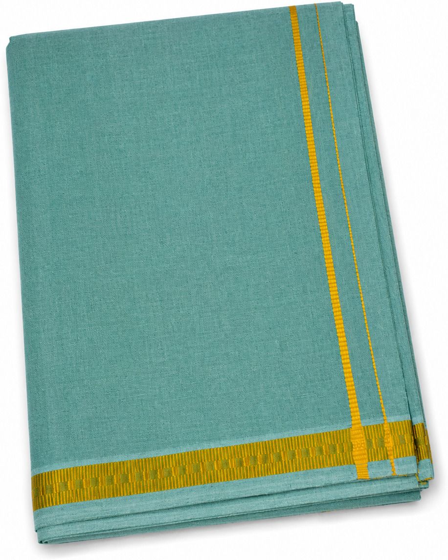 Mithulya Cotton Mithulya Cotton Elegant Border Veshti Solid Men Dhoti-image-46