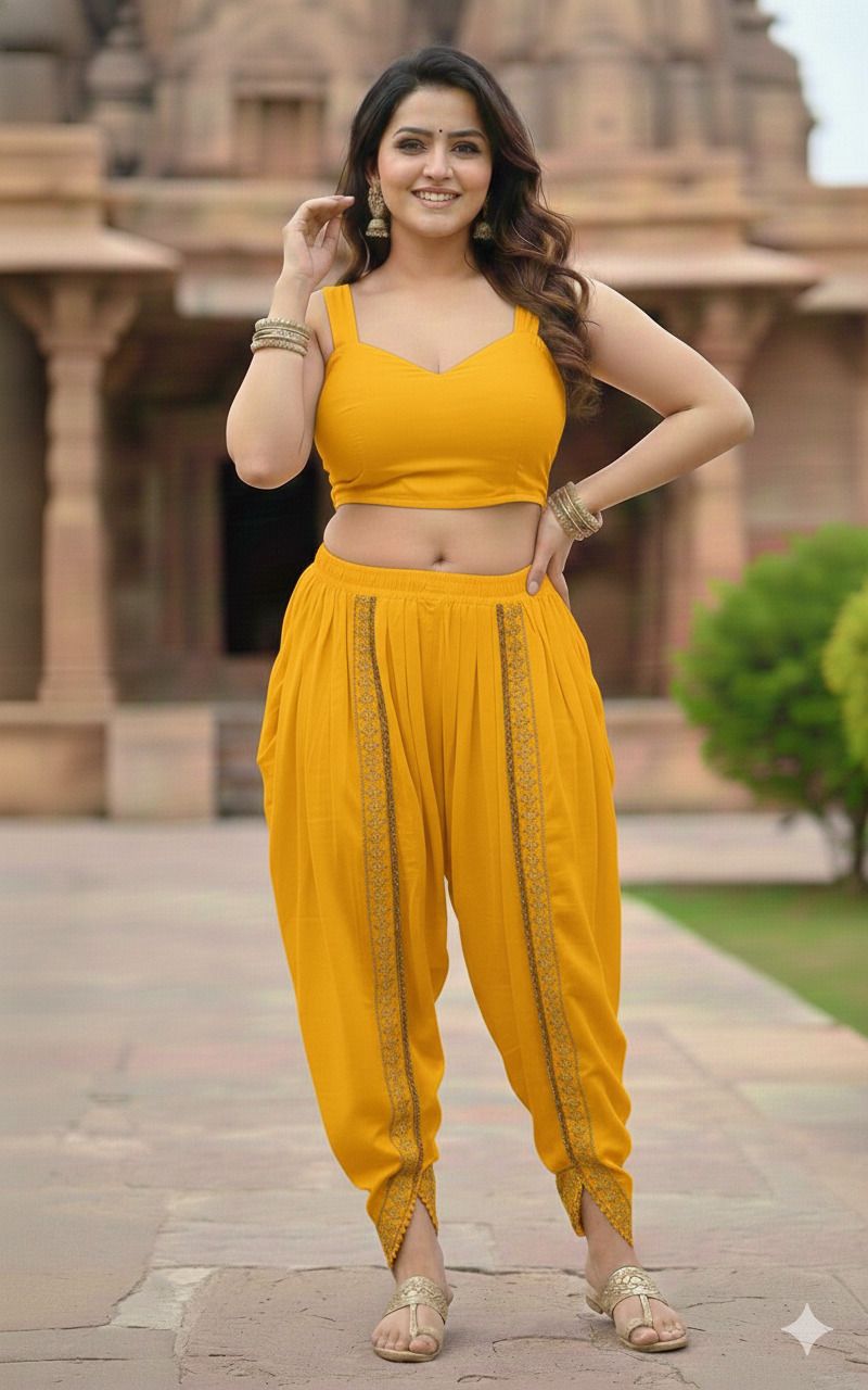 Kanna Fabric Self Design Women Dhoti-picture-18