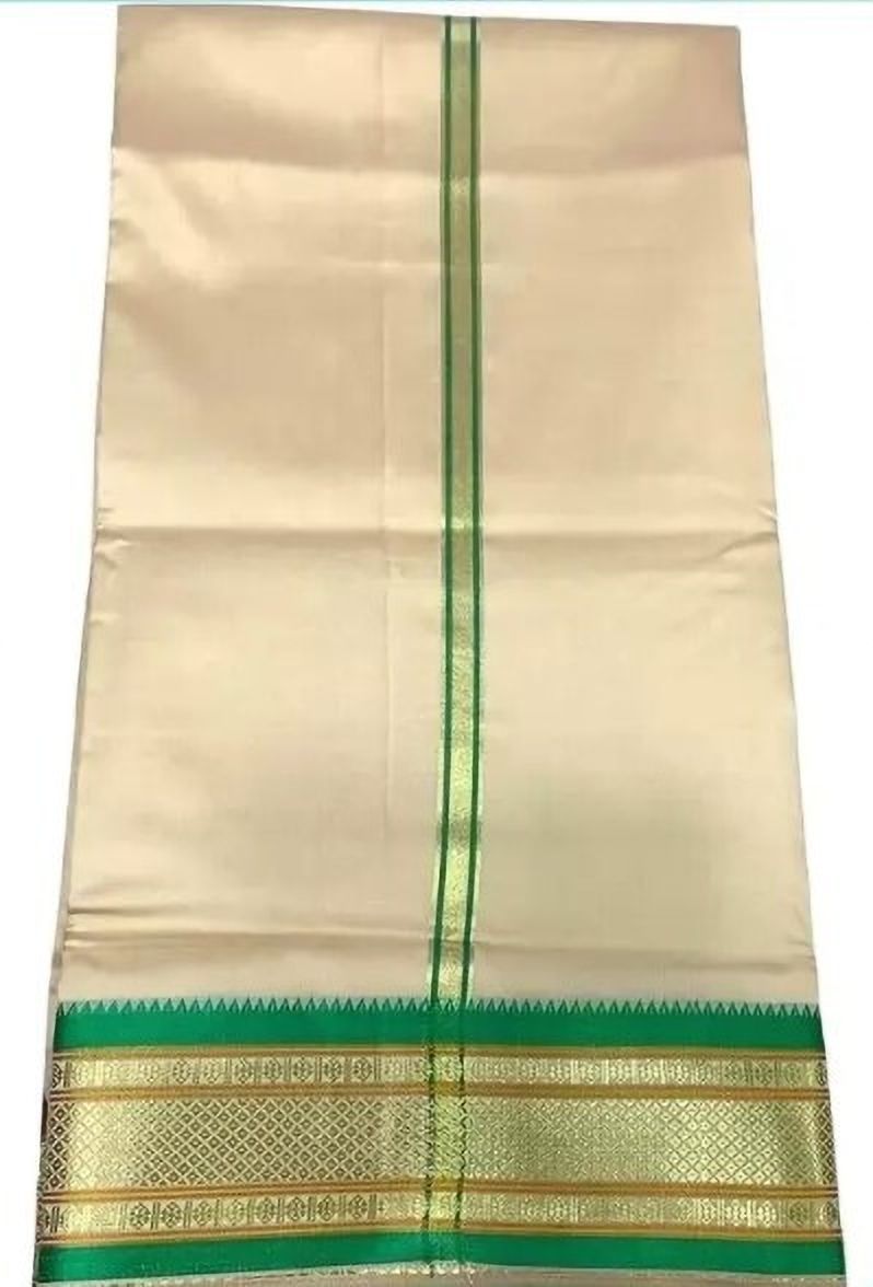 KIRAN SILK Traditional Man Silk Dhoti & Dupataa Tasar Woven Men Dhoti-picture-11