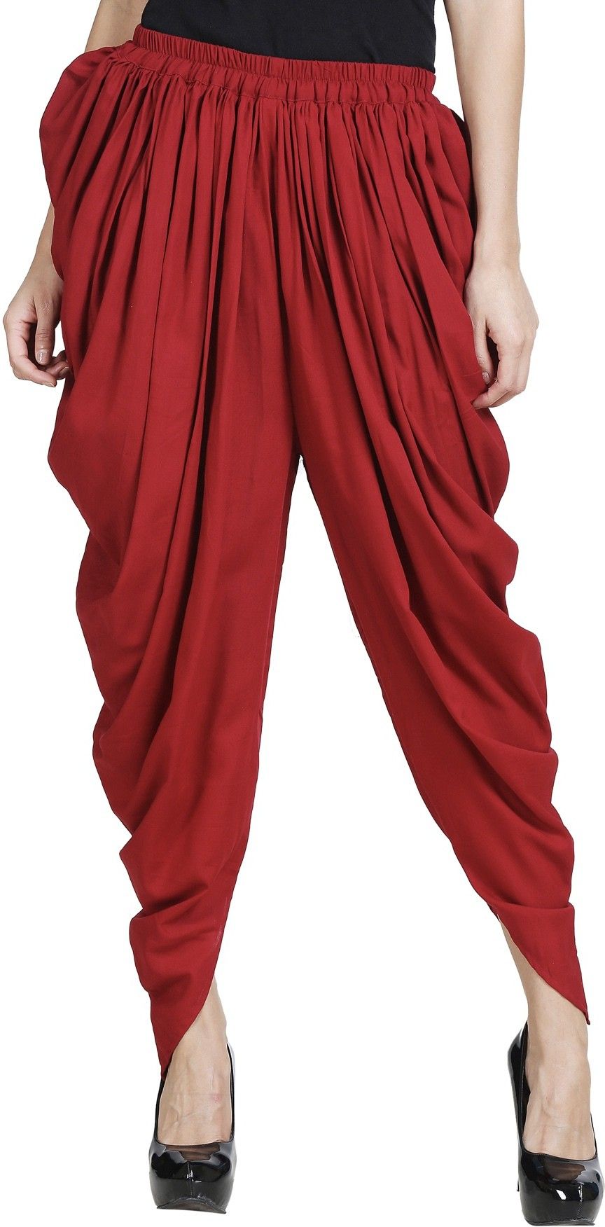 Prashra Solid Women Dhoti