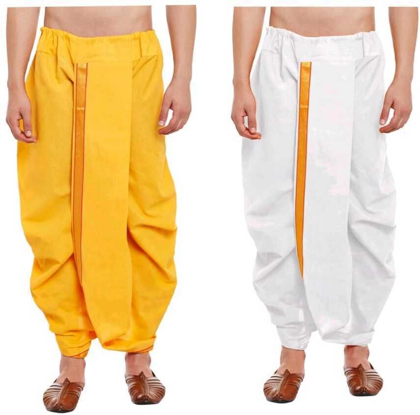 DIAMOND CLUTSER dhoti for men Self Design Men Dhoti-picture-14