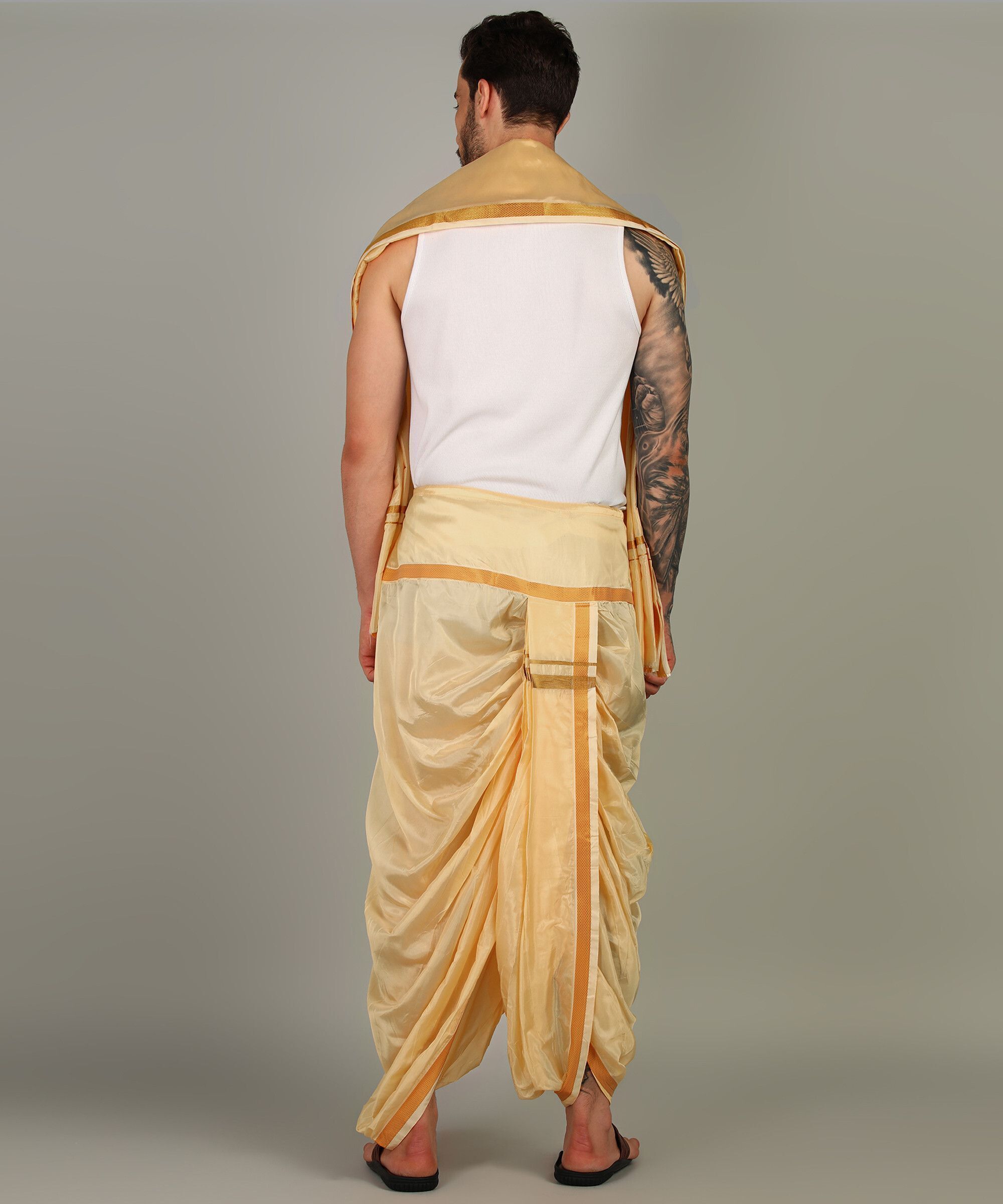SHRISHYAM HANDLOOM Men Dhoti-picture-44