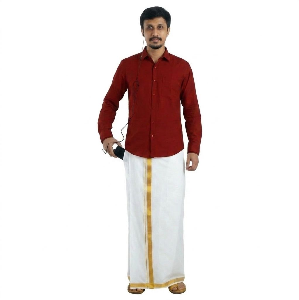 GREEN TEE men readymade dhoti Solid Men Dhoti-picture-37