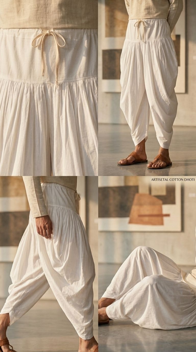StyleVault Solid Men Dhoti-picture-38