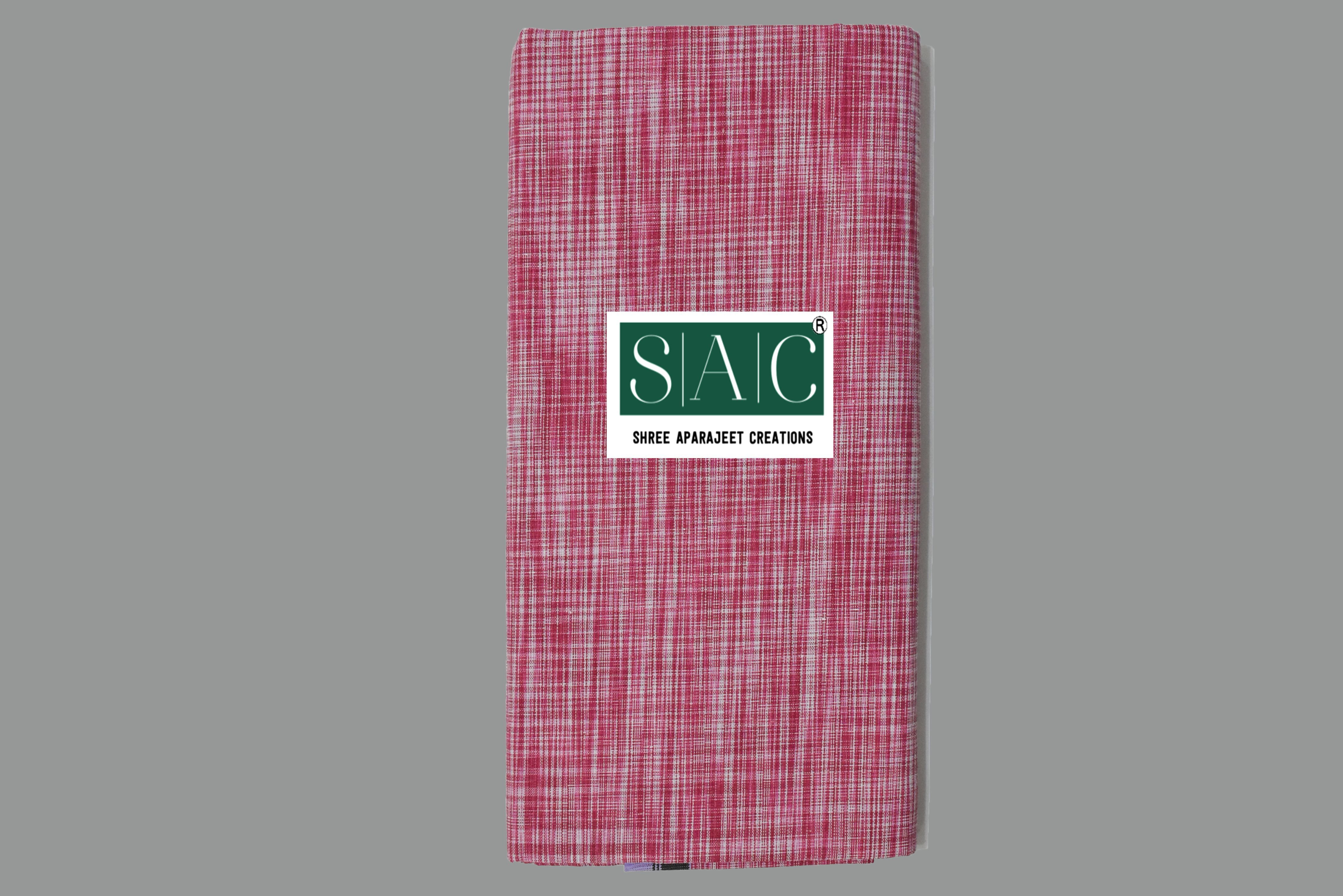 Sac Shree Aparaajeet Creations Premium quality Men's Pink Khadi print Khadi cotton lungi Solid Men Dhoti-picture-41