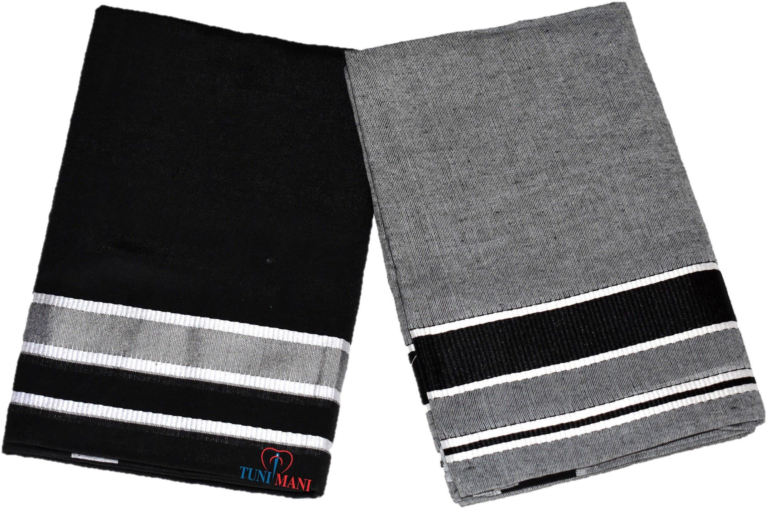 TUNI MANI Kerala Dhoti 2.0meter Solid Men Dhoti