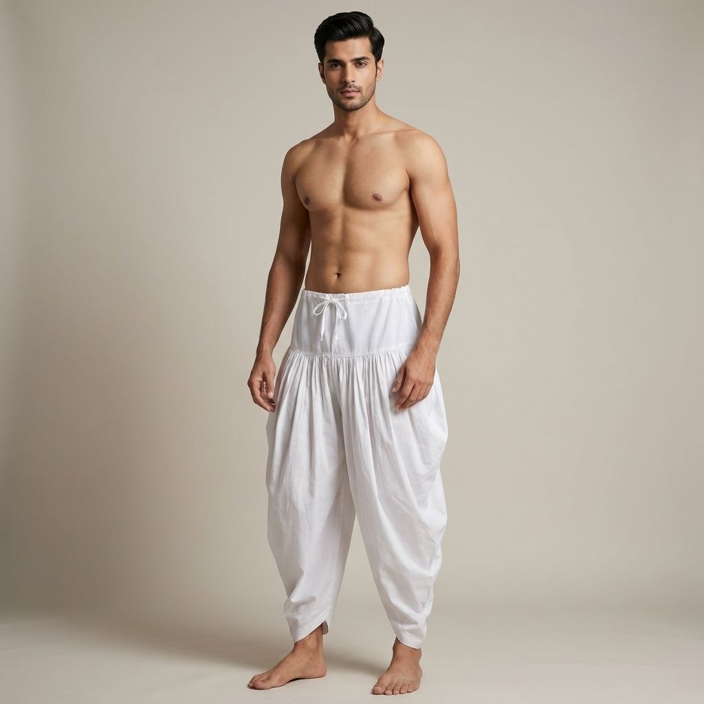 StyleVault Solid Men Dhoti-picture-34