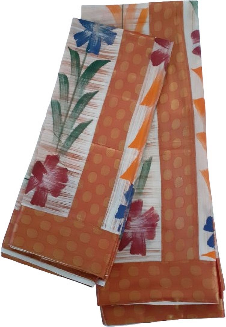 Darps Women's Kerala Hand Paint Setmundu With Floral Design Self Design Women Dhoti-picture-29