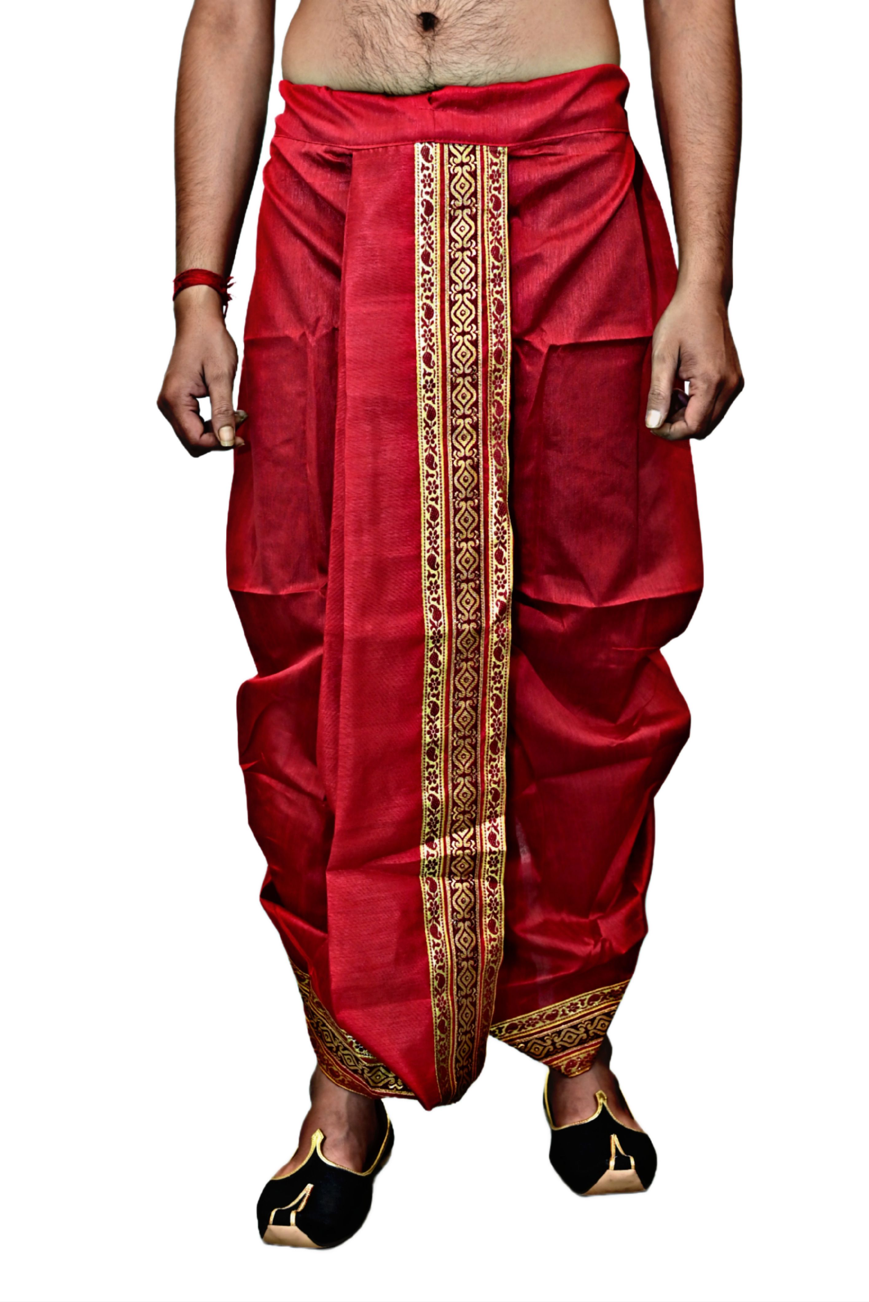 AMIT ONLINE Stylish Solid Men Dhoti-picture-12