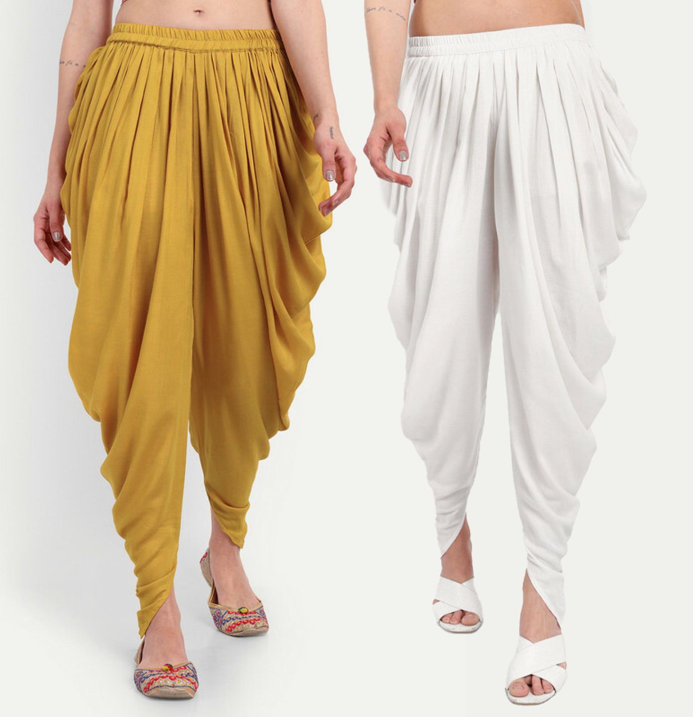 YK Creation Loose Fit Rayon Dhoti Pant for Women Patiala Slawar Bottom Wear Harem Pants Solid Women Dhoti-picture-11