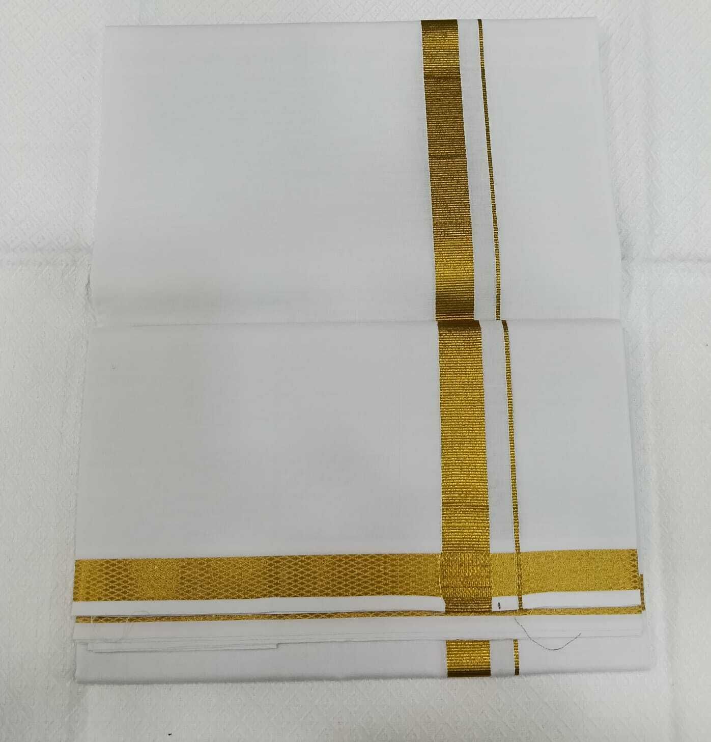 the vadasery handloom house 2M 1" Jarigai Dhothi Men Dhoti-picture-34