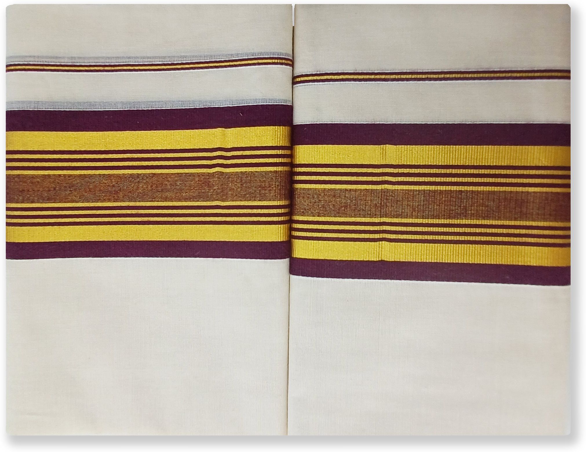 Chithra Fabrics CF 4206 Maroon Fancy Border Single Set Mundu Solid Women Dhoti-picture-38