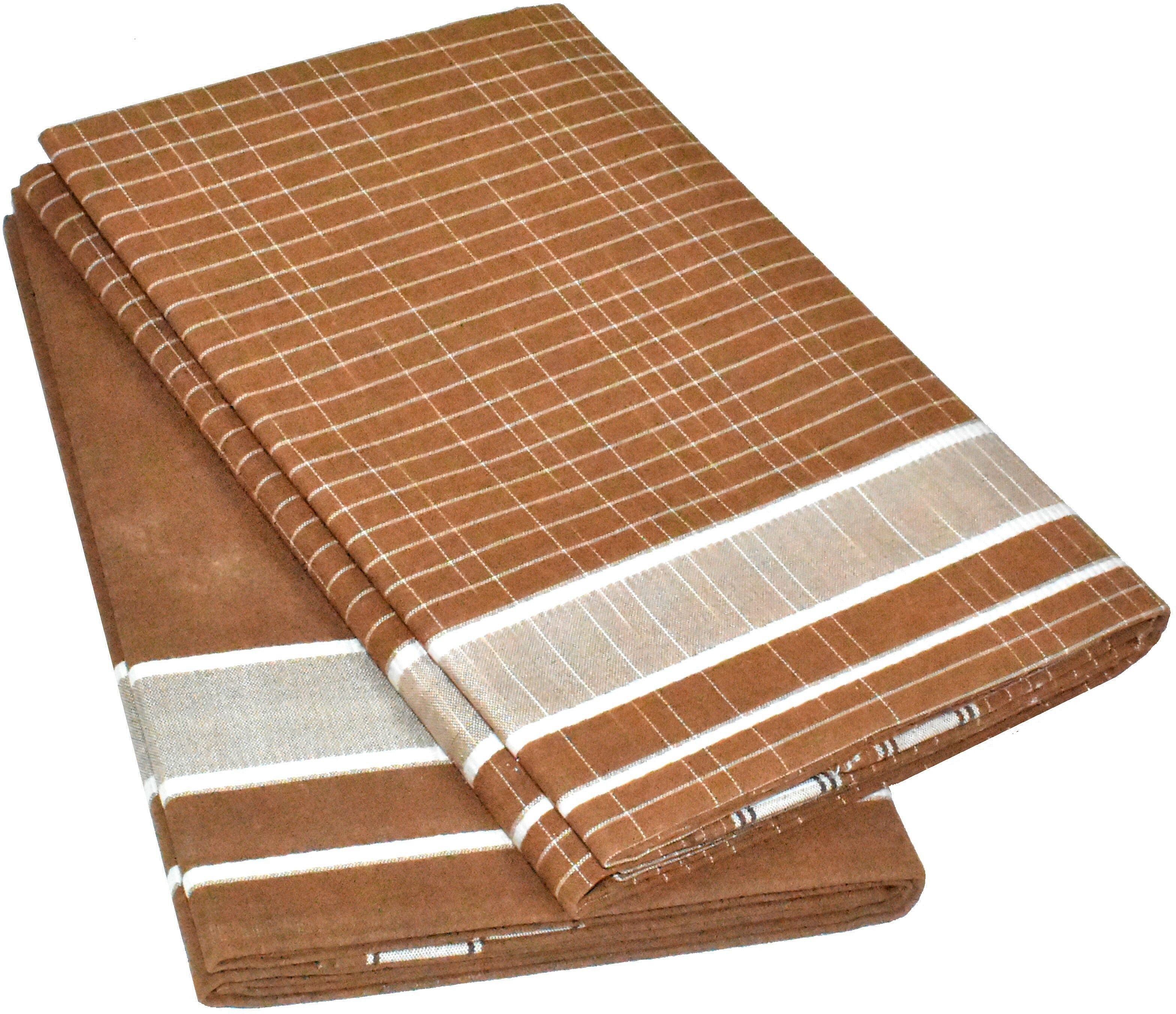 TUNI MANI Kerala Style, Puli Design Striped Men Dhoti