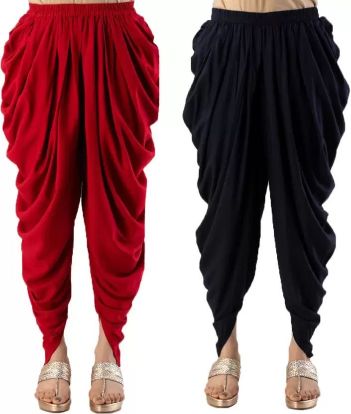 YK Creation Rayon Fabric Solid Women Dhoti Solid Women Dhoti