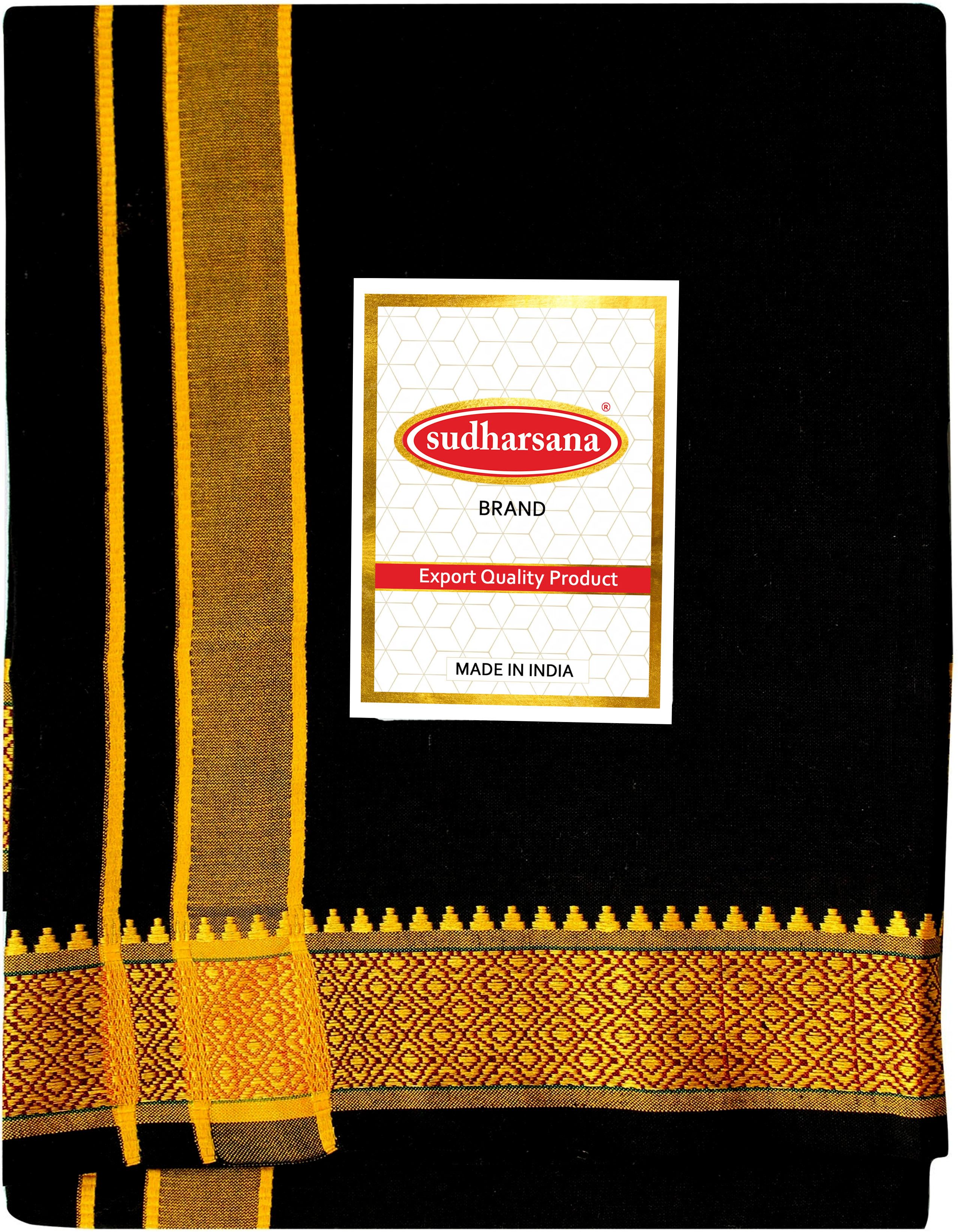 sudharsana Fancy Dhoti Solid Men Dhoti-picture-25