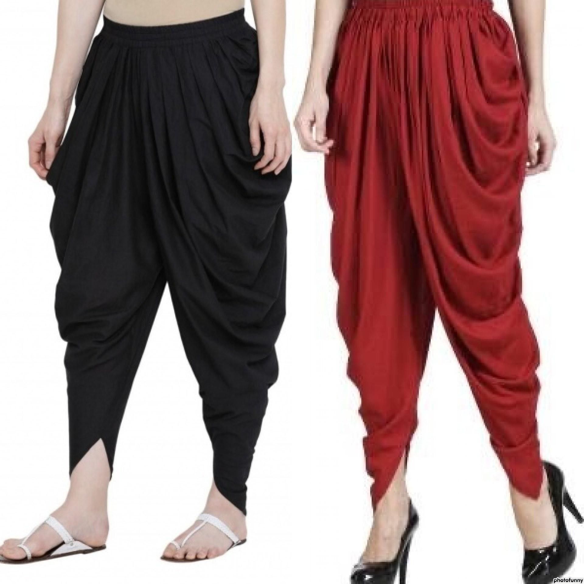 Prashra Dhoti Pant Solid Women Dhoti-image-21