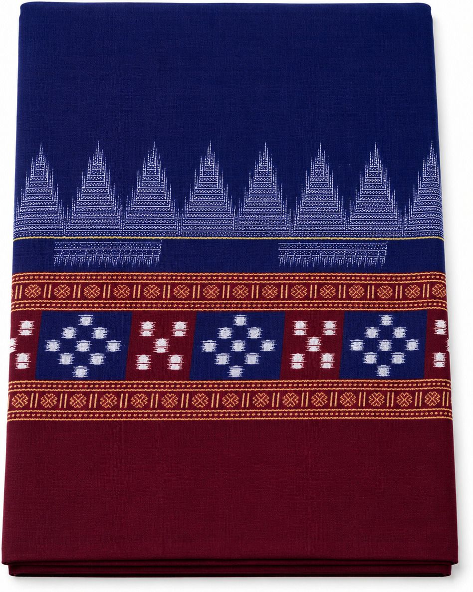 Weavetowear J7 Printed Men Dhoti-picture-27