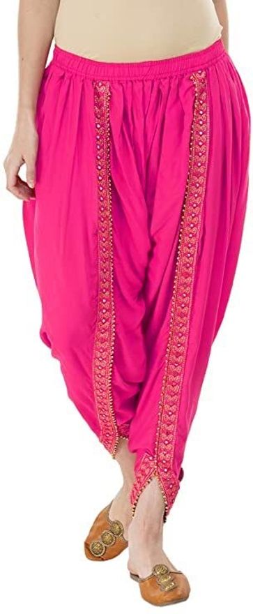 Vriaane Vriaane EMBROIDERED Women Patiala Ethnic Dhoti Self Design Women Dhoti-picture-16