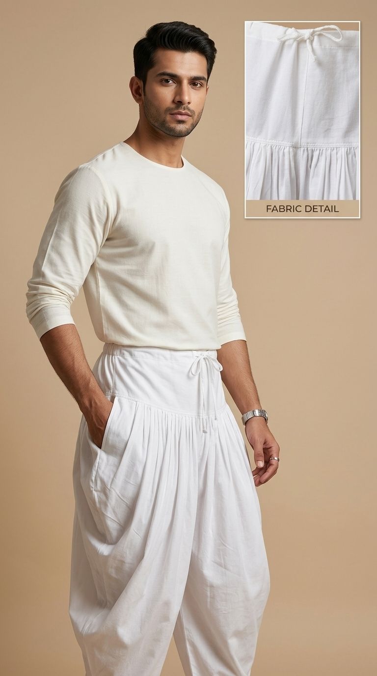 UHSFashion Solid Men Dhoti-picture-13