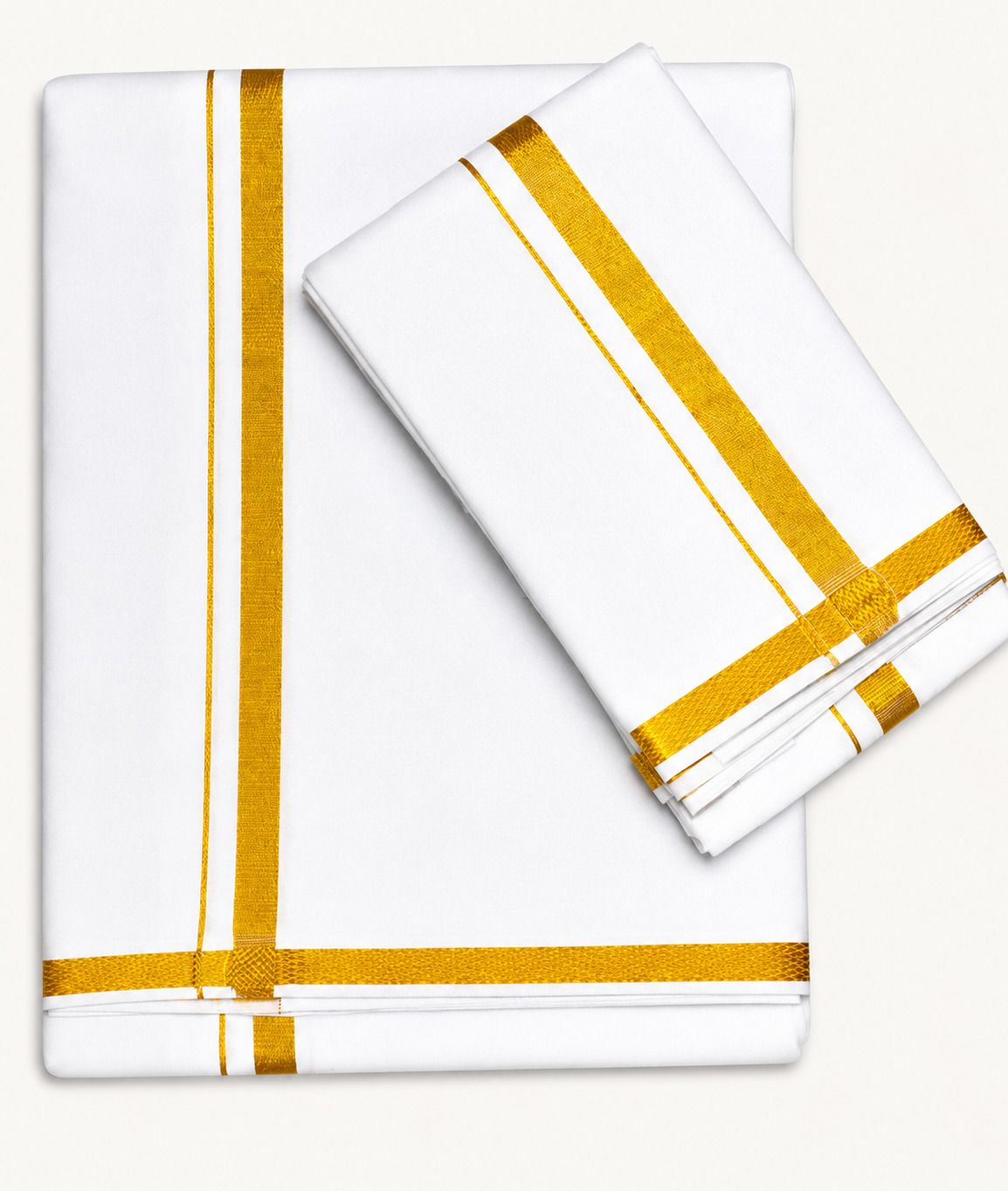 Nanda Rich_PolycCotton2Mtr_Towel_White Solid Men Dhoti-image-40
