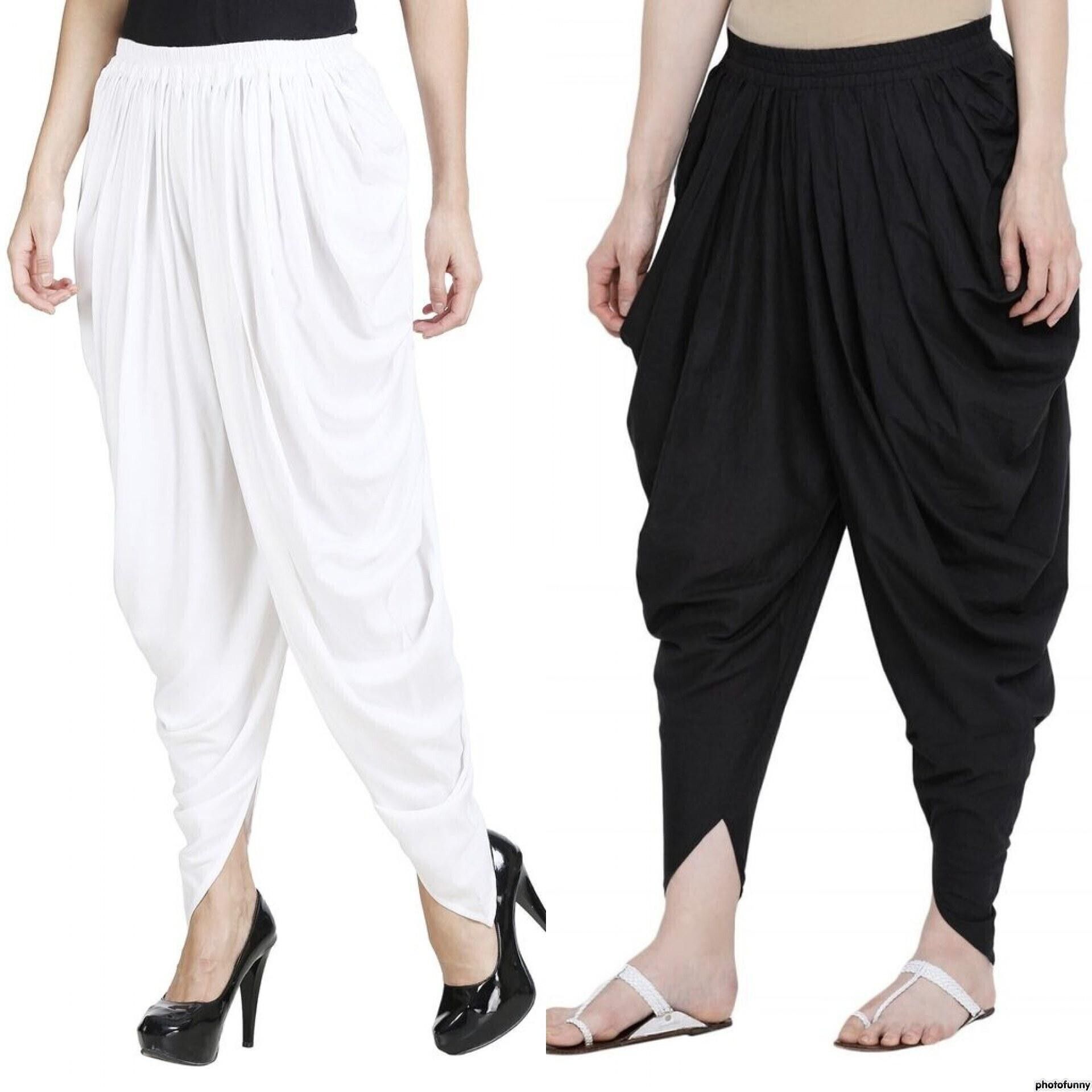 Prashra Rayon Fabric Solid Women Dhoti Solid Women Dhoti