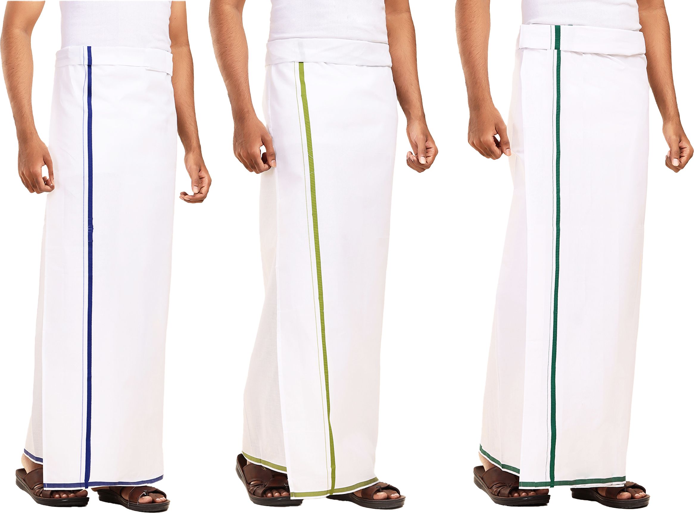 GREEN TEE Solid Men Dhoti-picture-37