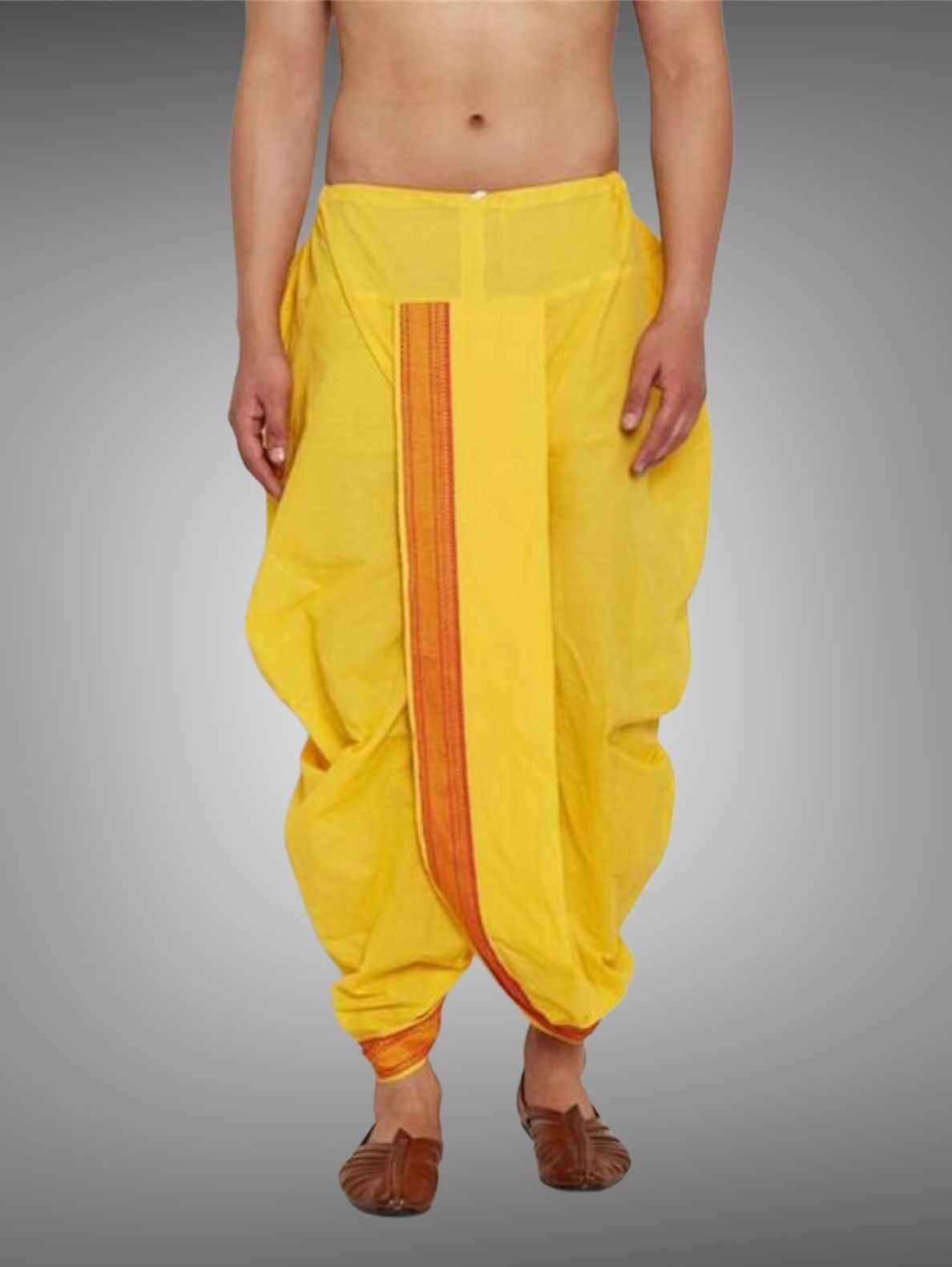 Ethnicvilla Men Confertable Stitched Dhoti Silk Self Design Men Dhoti-picture-14