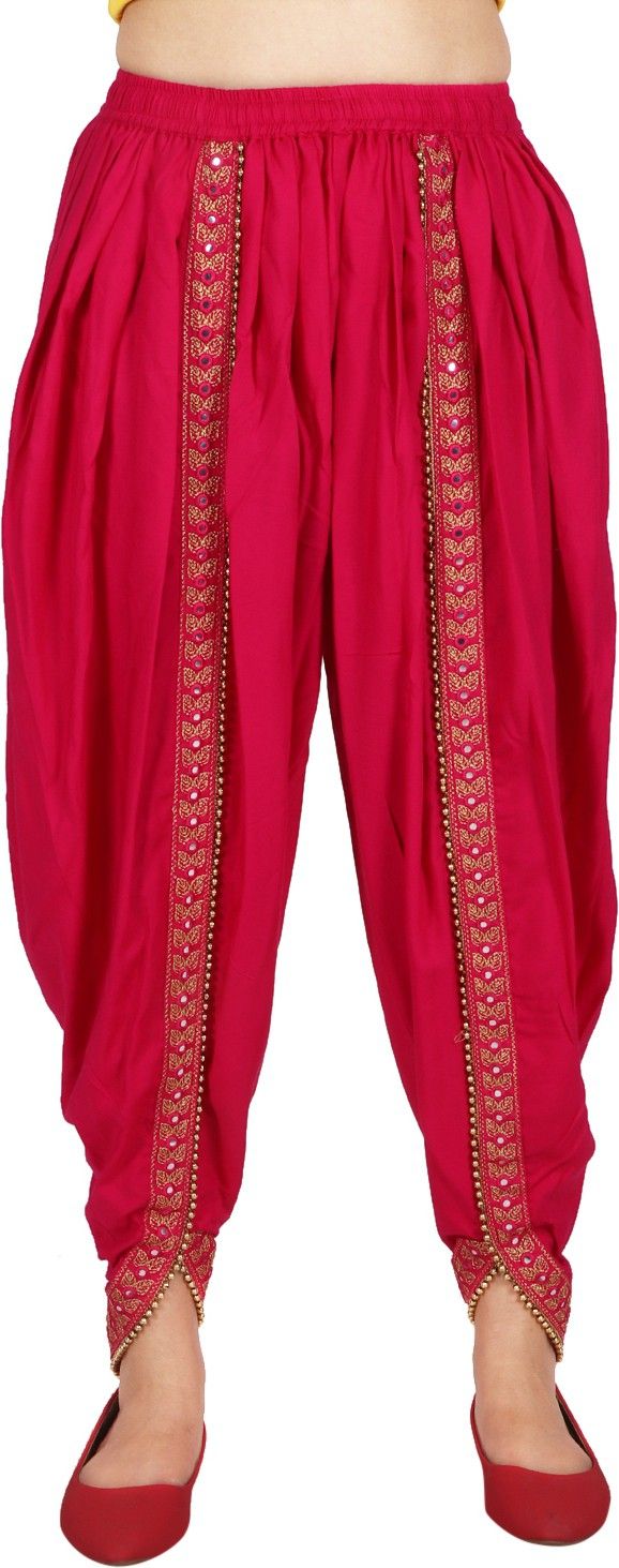 Deollz Fashions Majanta Women Dhoti Solid Women Dhoti