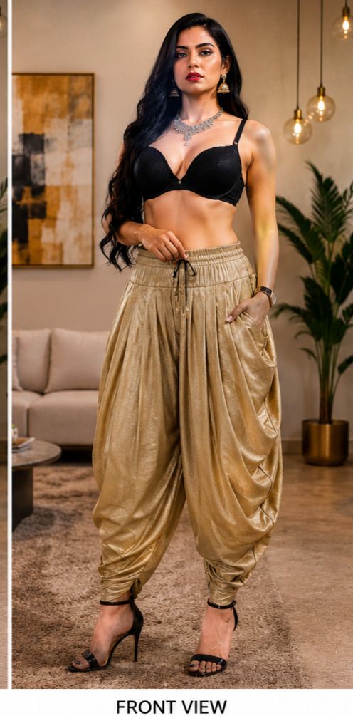 GEN Z FASHION Solid Women Dhoti-picture-26