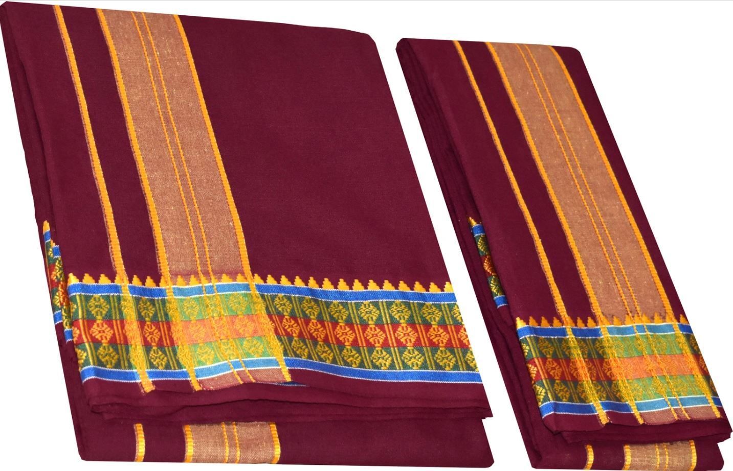 VIYAN 9x5 PANCHAKACHAM DHOTI / MUNDU Solid Men Dhoti-picture-13