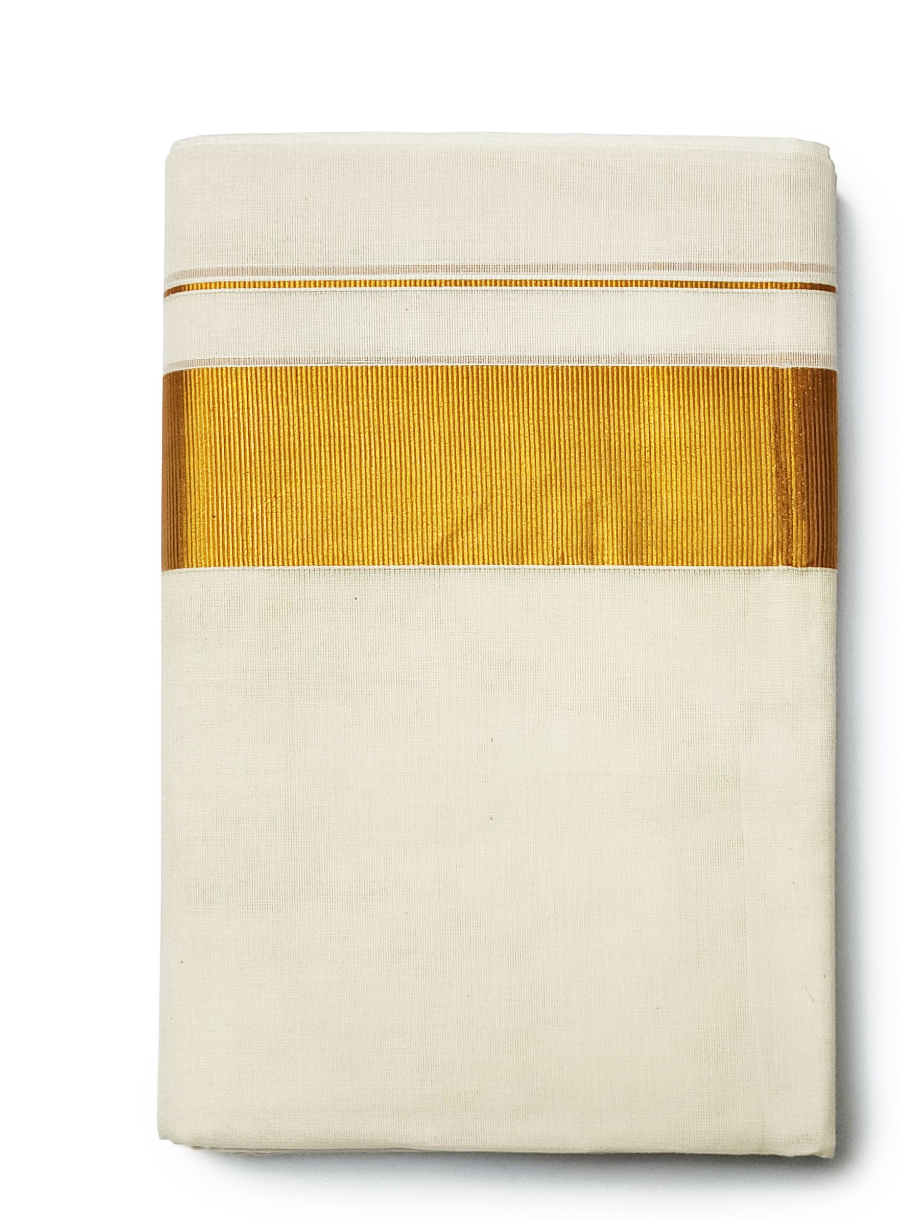 Vairavaa Tex VT 2015 Dark Gold Border Mens Dhoti 4.00 Meter Solid Men Dhoti-picture-40