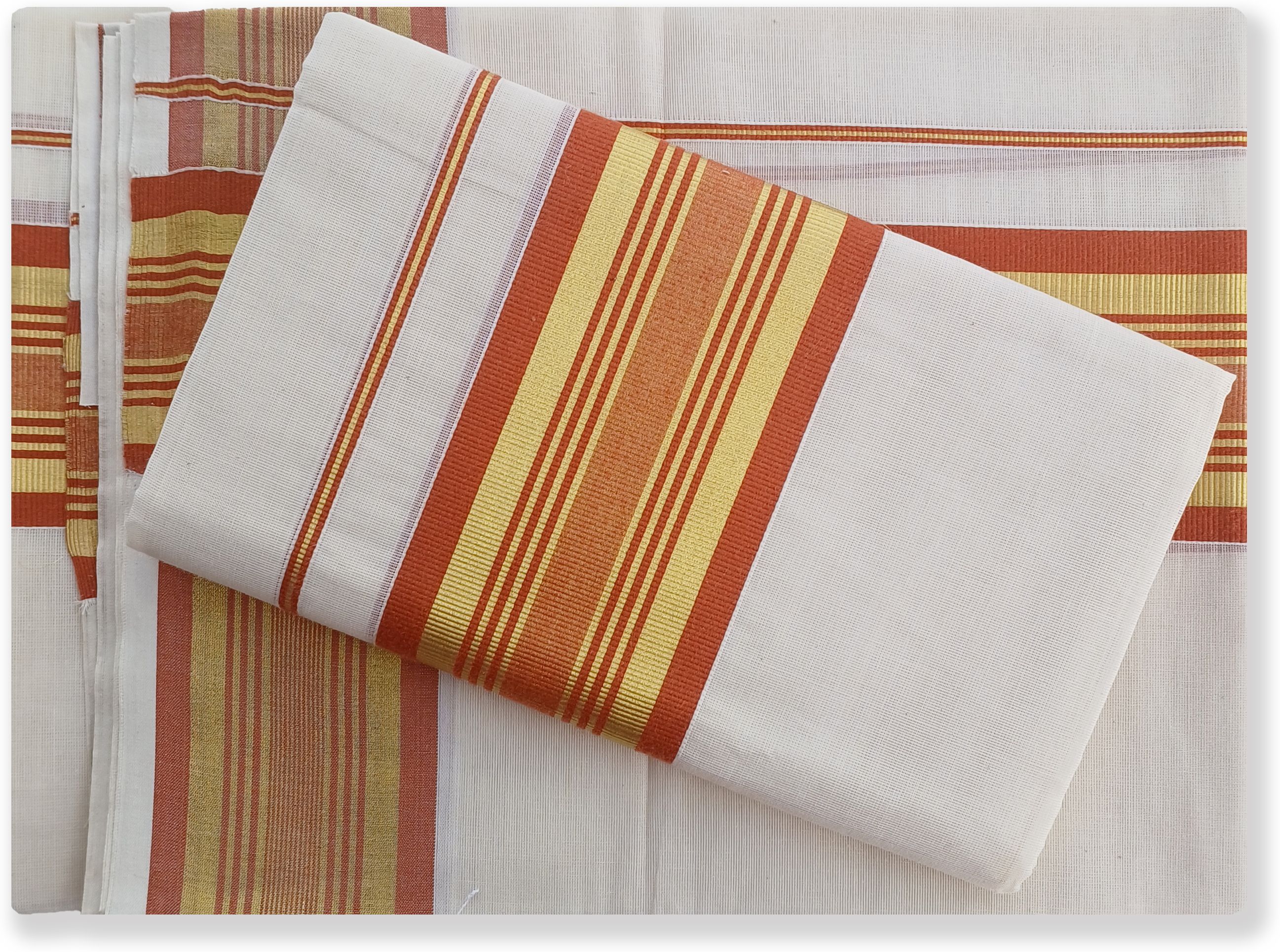 Vairavaa Tex VT - 4206 Sengalpodi Fancy Single Set 2.00/2.80m Solid Women Dhoti-image-49