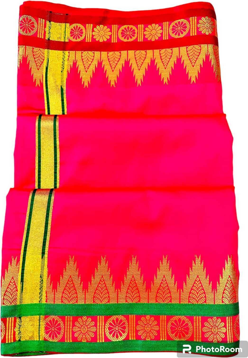 Sareeand jodhotihouse Extra Big Temple IMTYJ Self Design Men Dhoti-picture-16